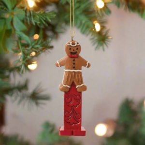 Jim Shore PEZ Gingerbread Man Ornament