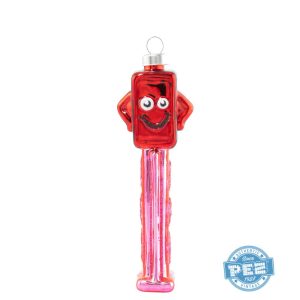 Kat + Annie Cherry Mascot PEZ Christmas Ornament