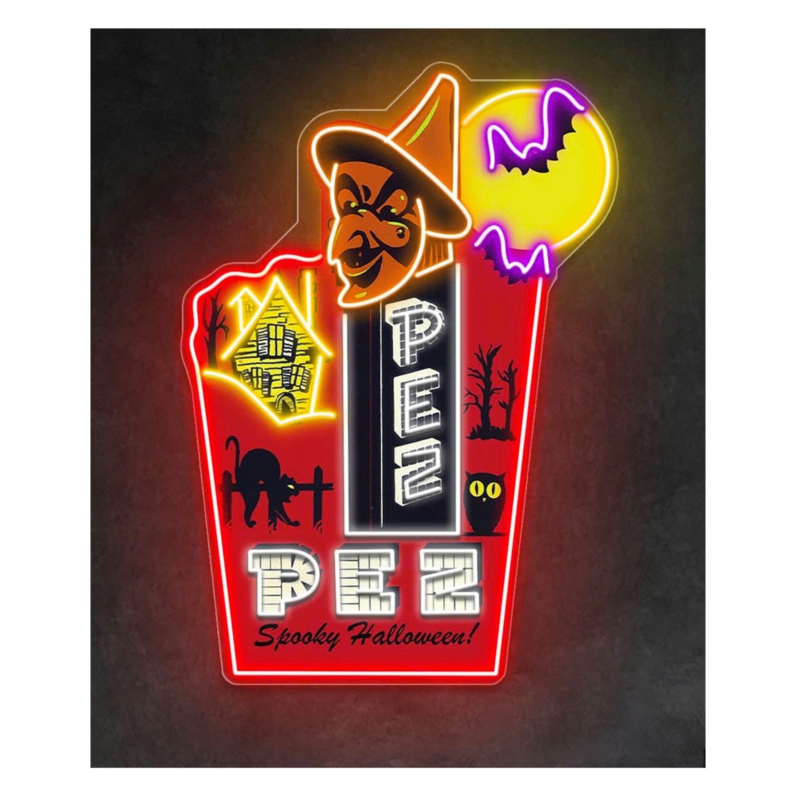 PEZ Halloween LED Neon Sign